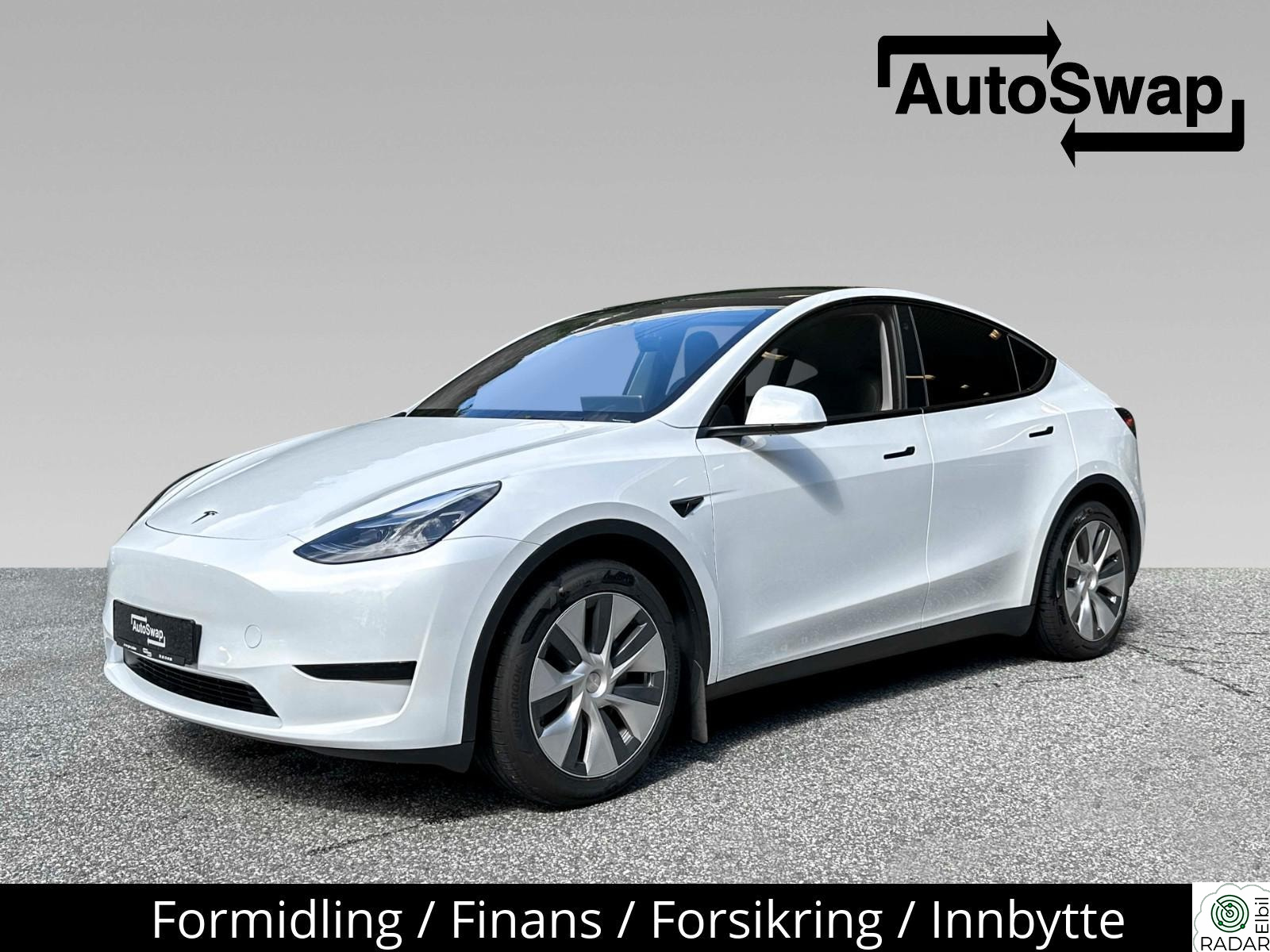 TESLA Model Y RWD 455km (WLTP). Norsk/Krok/Pano/AutoPilot/"skinn"/S+V