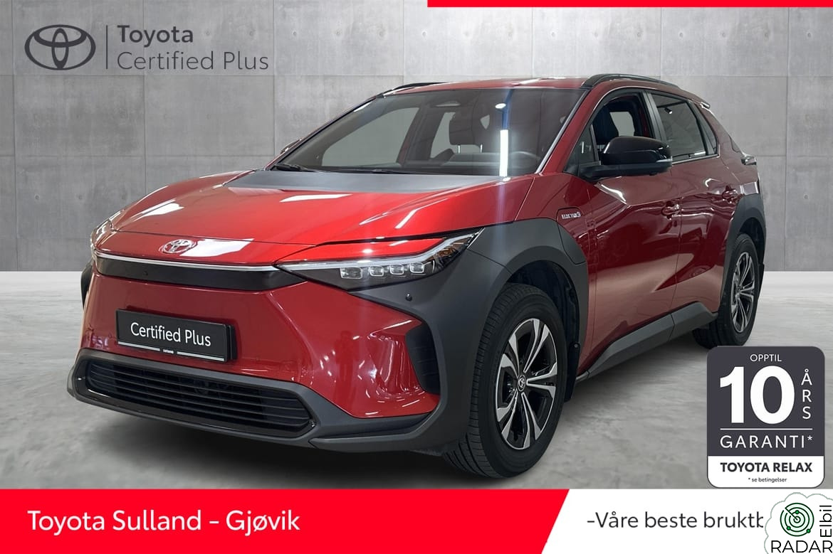 TOYOTA BZ4X Active Tech | Komplett historikk | Rentekampanje 6.45%