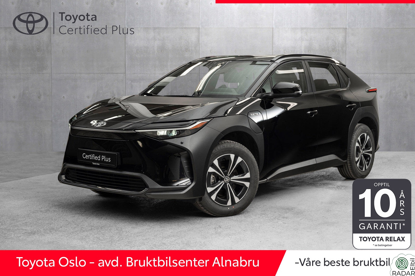 TOYOTA BZ4X 2WD Active Innbyttekampanje