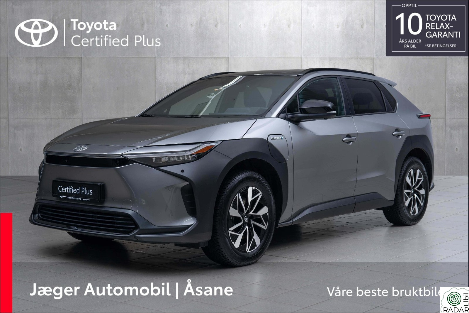 TOYOTA BZ4X 2WD Active Tech INNBYTTEKAMPANJE