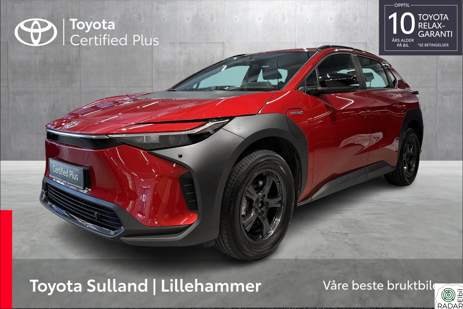 TOYOTA BZ4X ACTIVE, INNTIL 511 KM, RENTEKAMPANJE, SERVICEAVTALE