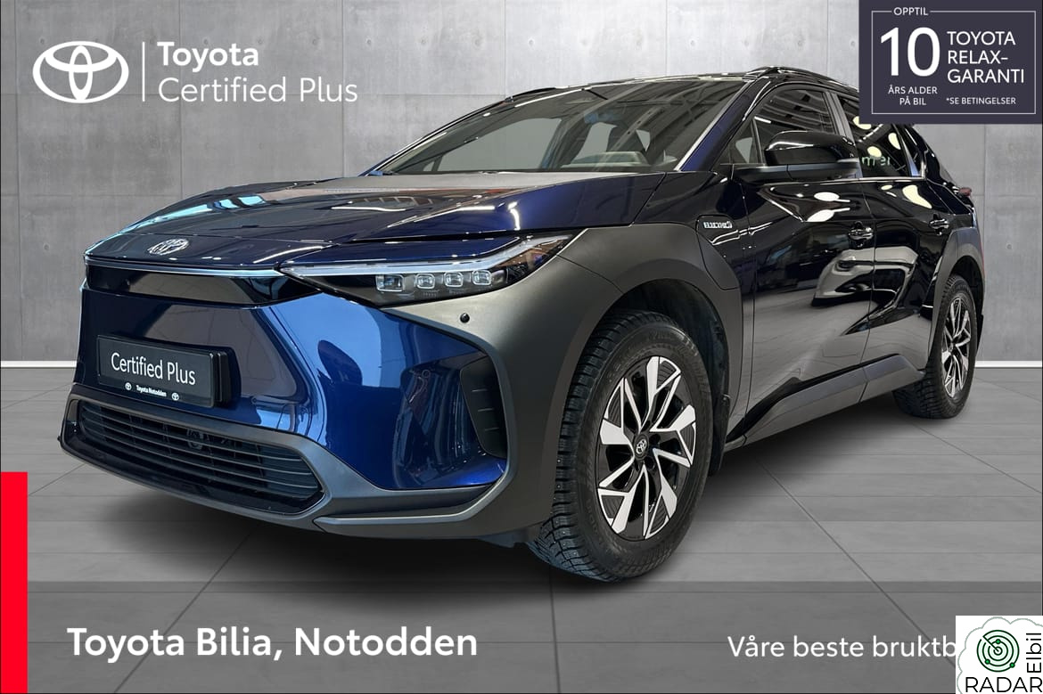 TOYOTA BZ4X Active Tech 2WD. 500km WLTP. Servicer fulgt.