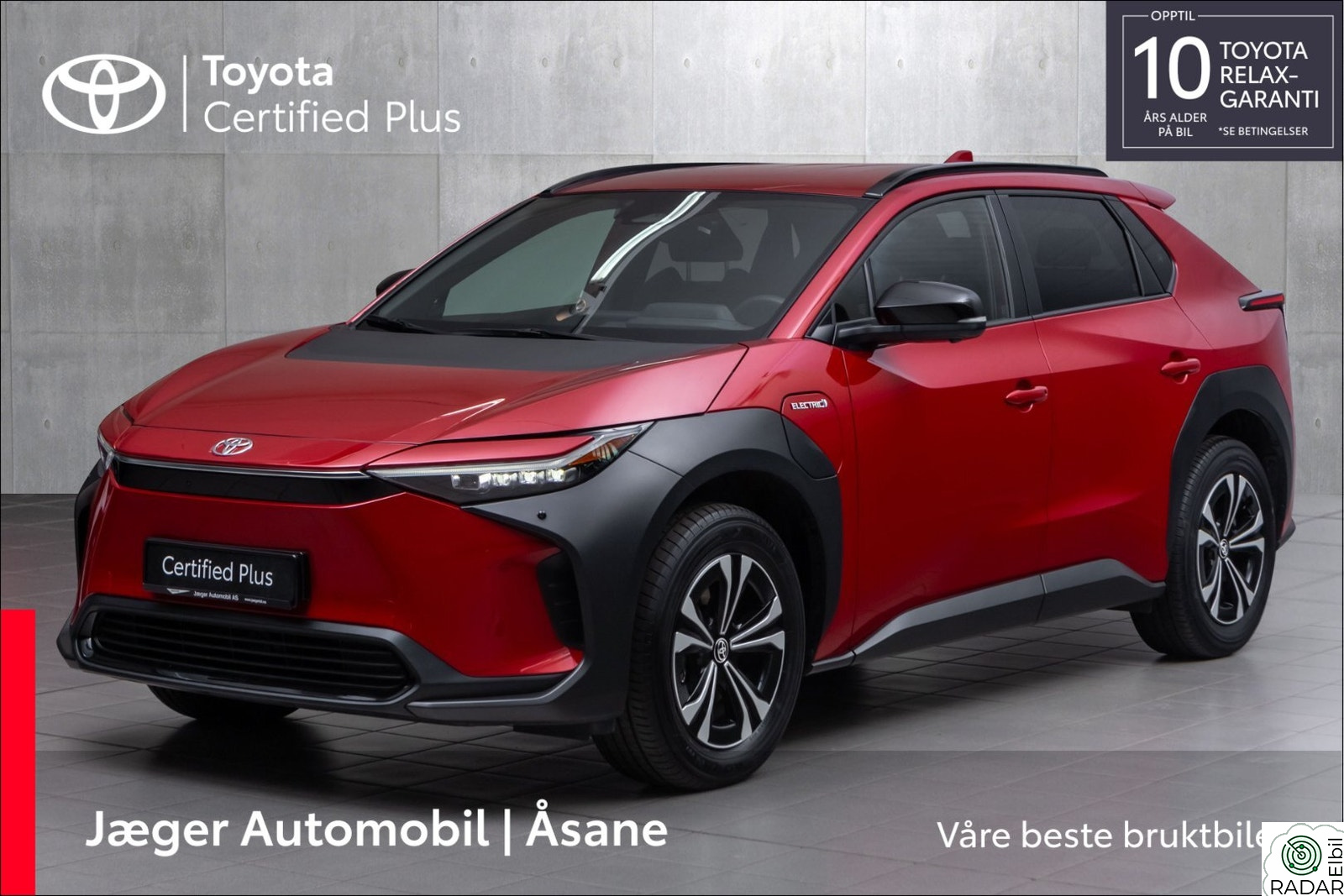 TOYOTA BZ4X 2WD Active Tech INNBYTTEKAMPANJE
