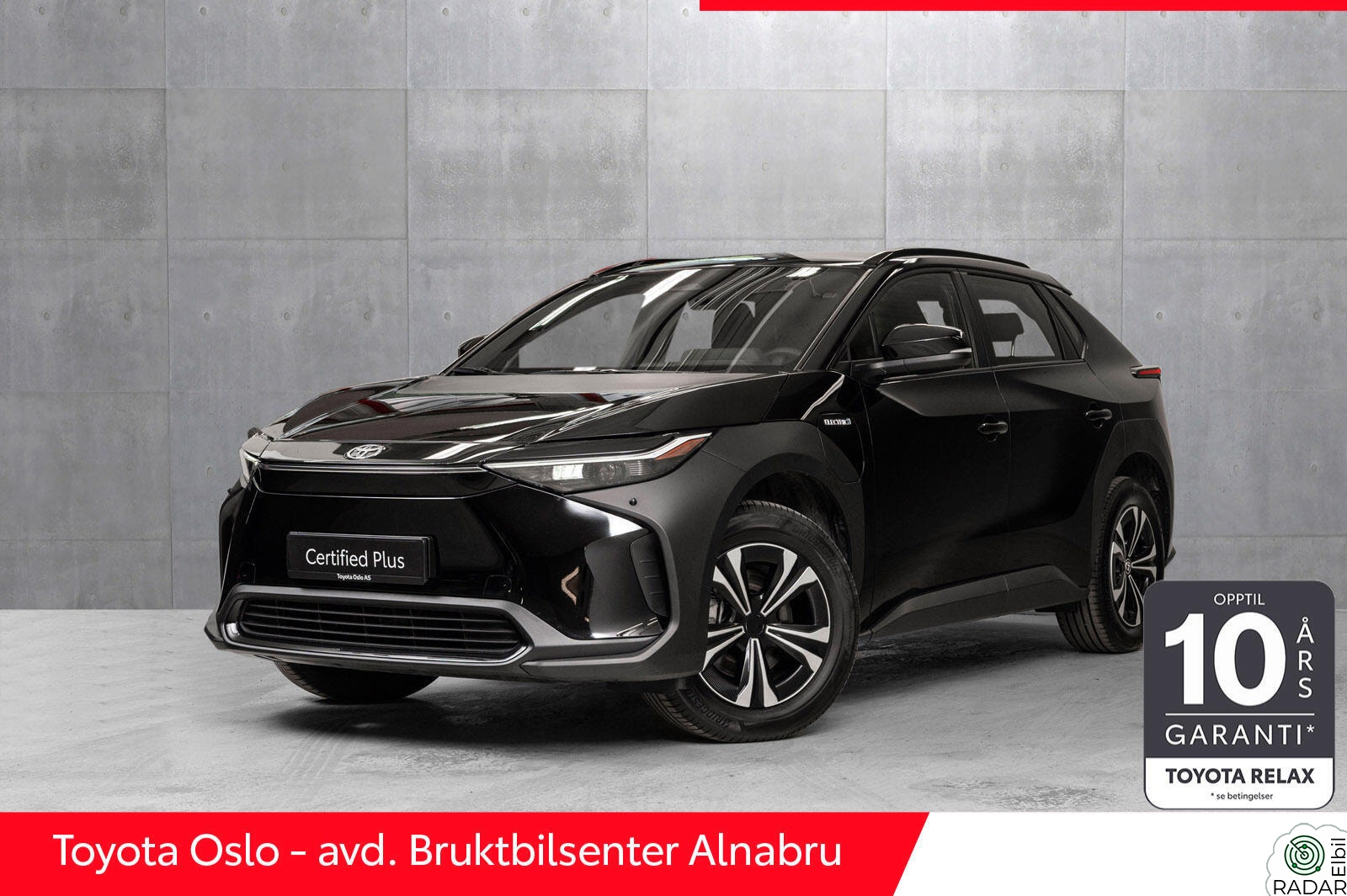 TOYOTA BZ4X 2WD Active Kampanje, lav km