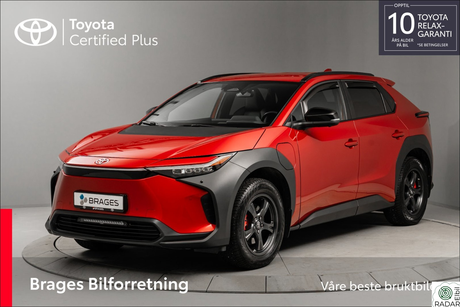 TOYOTA BZ4X AWD Active Tech // Krok, komplett historikk++