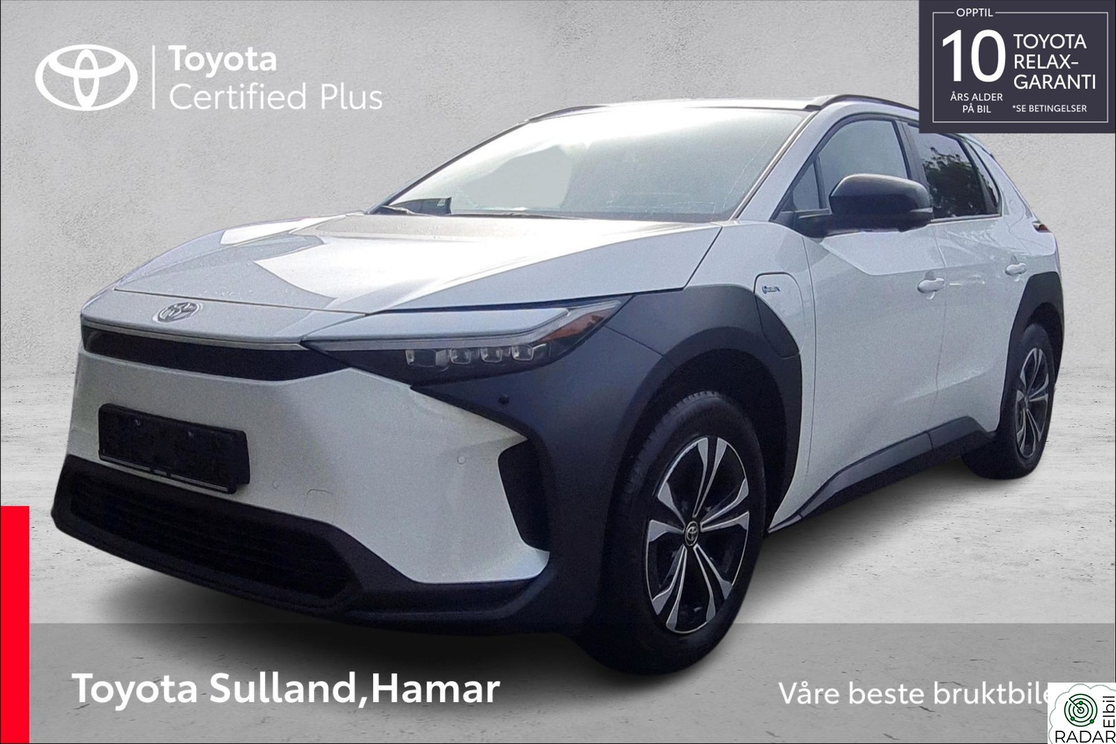 TOYOTA BZ4X AWD Active Tech - LED Matrix - Ryggekamera - Ad.cruise