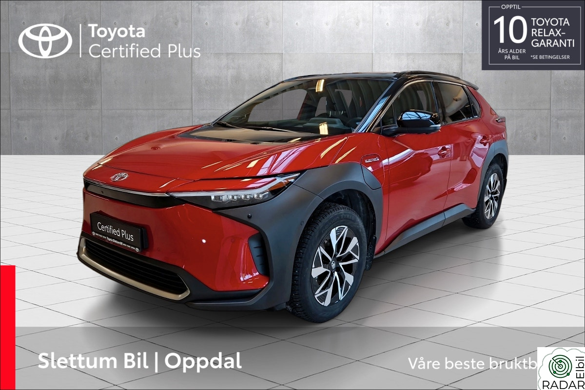 TOYOTA BZ4X AWD Executive Sort tak foliert