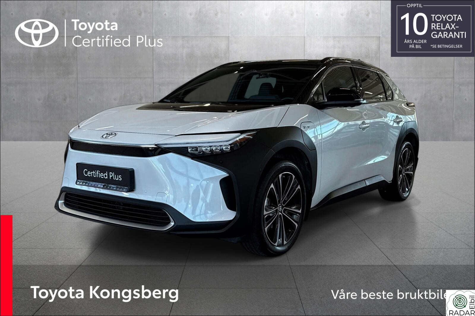 TOYOTA BZ4X AWD Executive Bitone TOPPMODELL/EKSTRALYS/PANORAMA/JBL