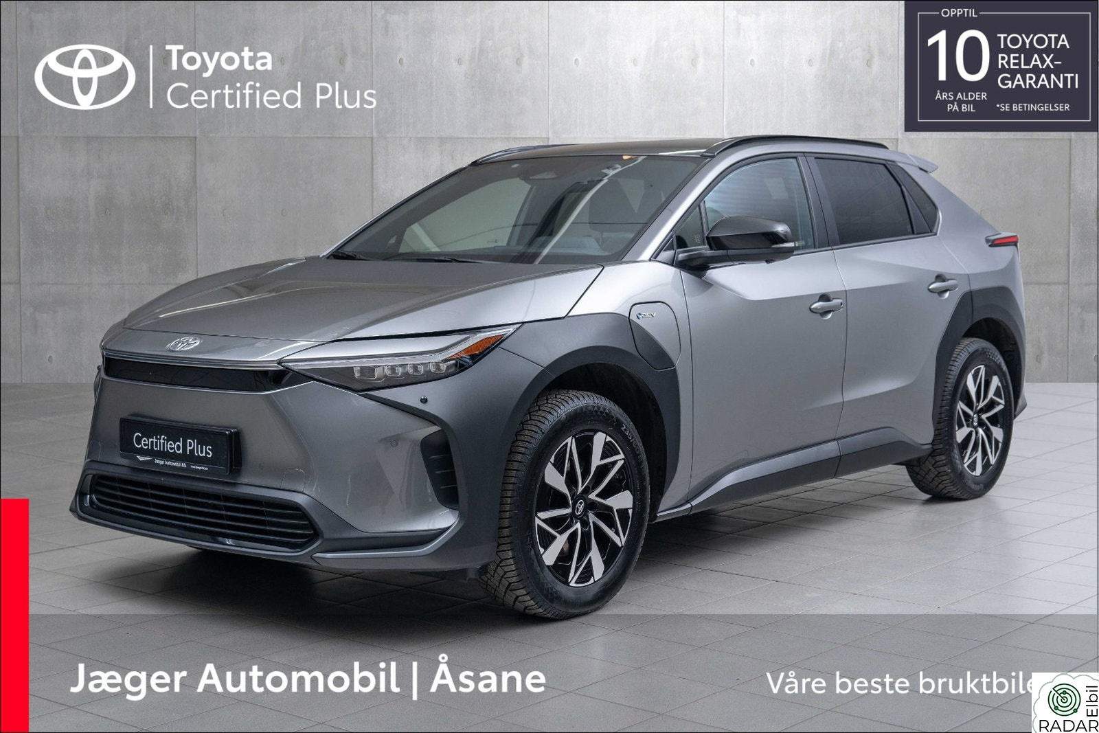 TOYOTA BZ4X AWD Active Tech INNBYTTEKAMPANJE