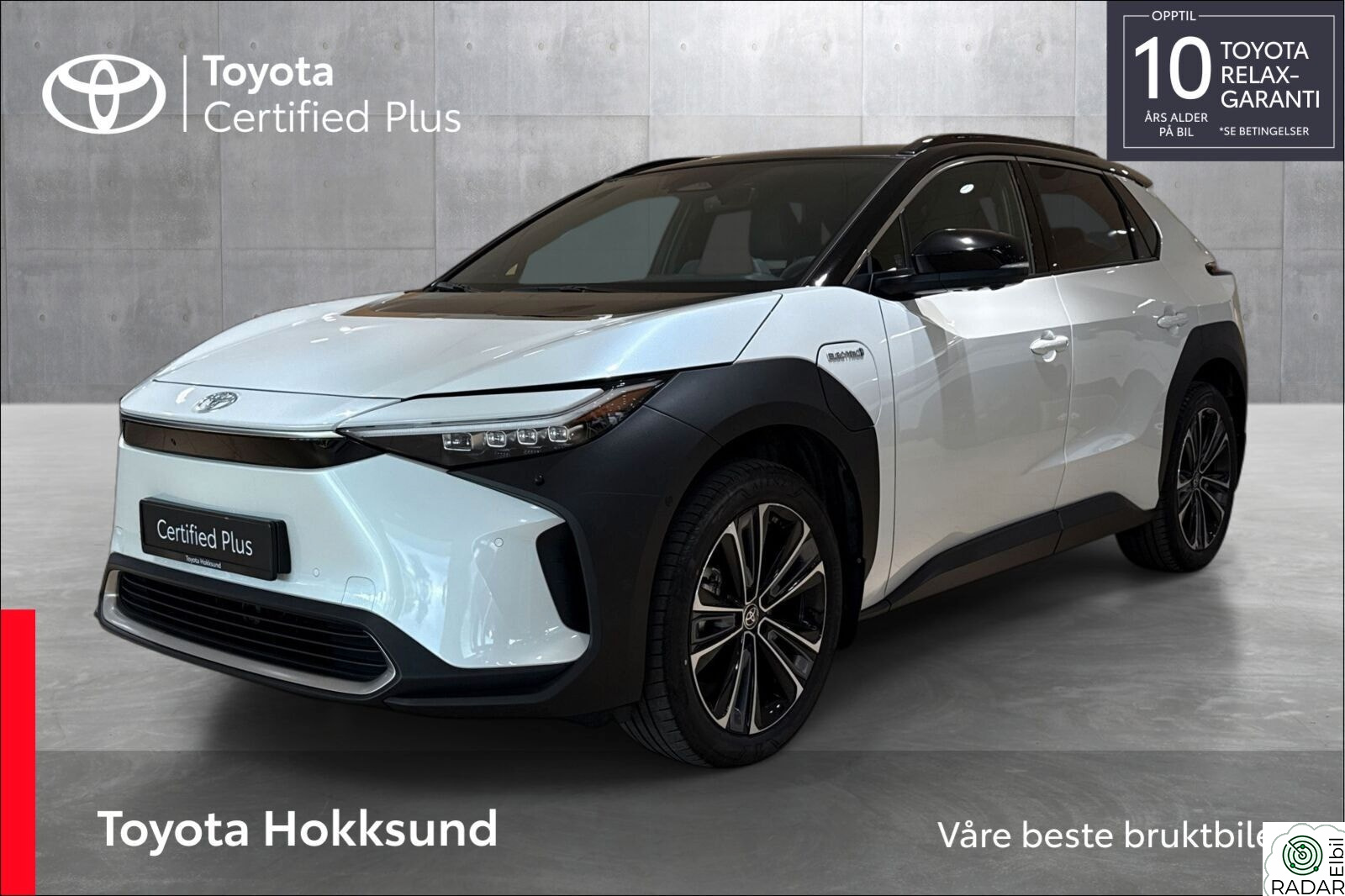 TOYOTA BZ4X AWD Executive Bitone KAMPANJE/TOPPMODELL MED GLASSTAK