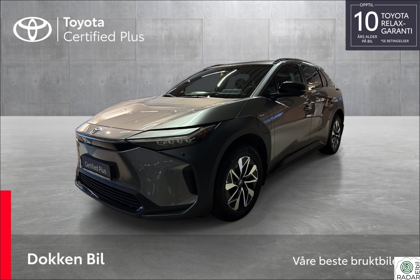 TOYOTA BZ4X AWD Active Tech med serviceavtale og hengerfeste!