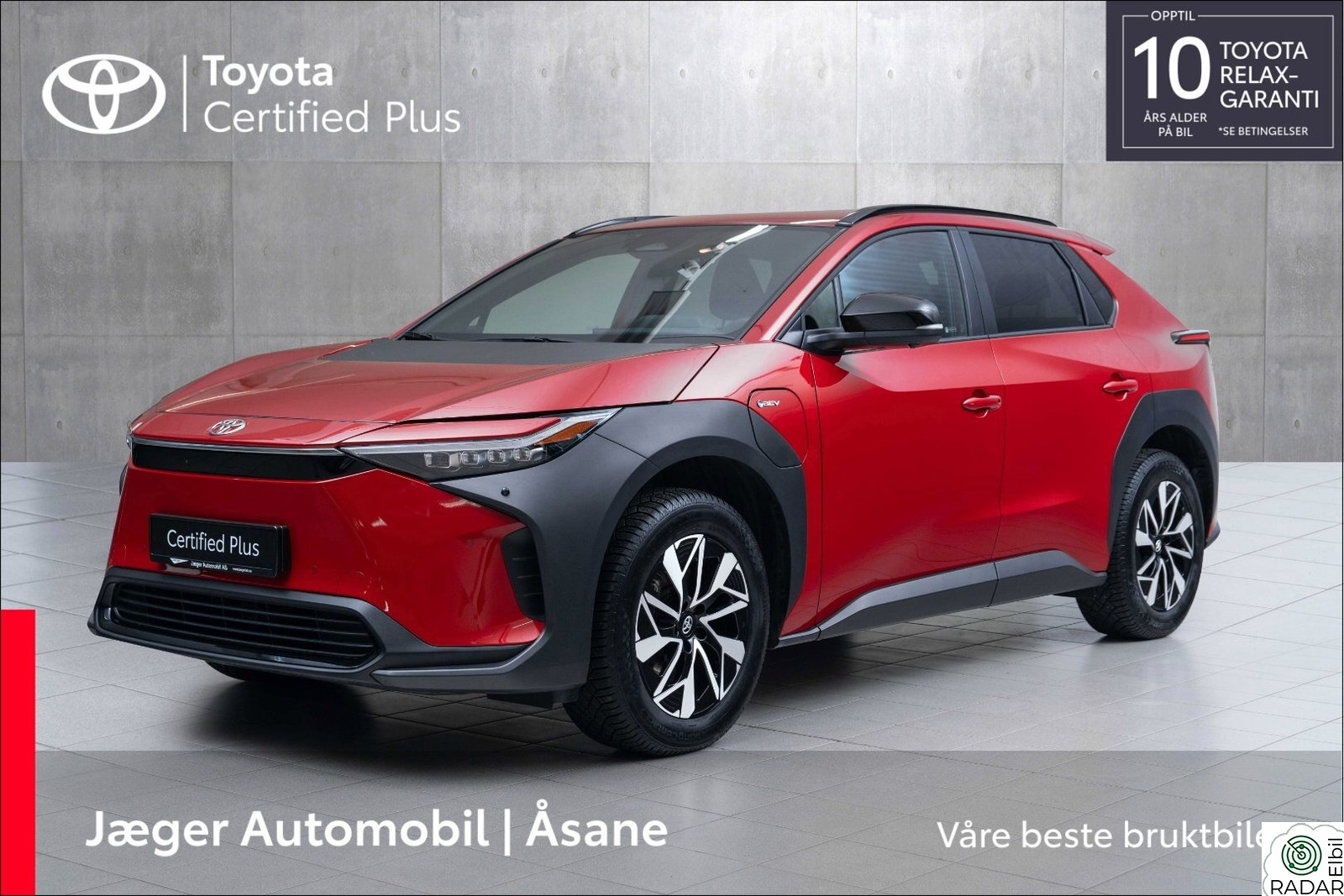 TOYOTA BZ4X AWD Active Tech INNBYTTEKAMPANJE