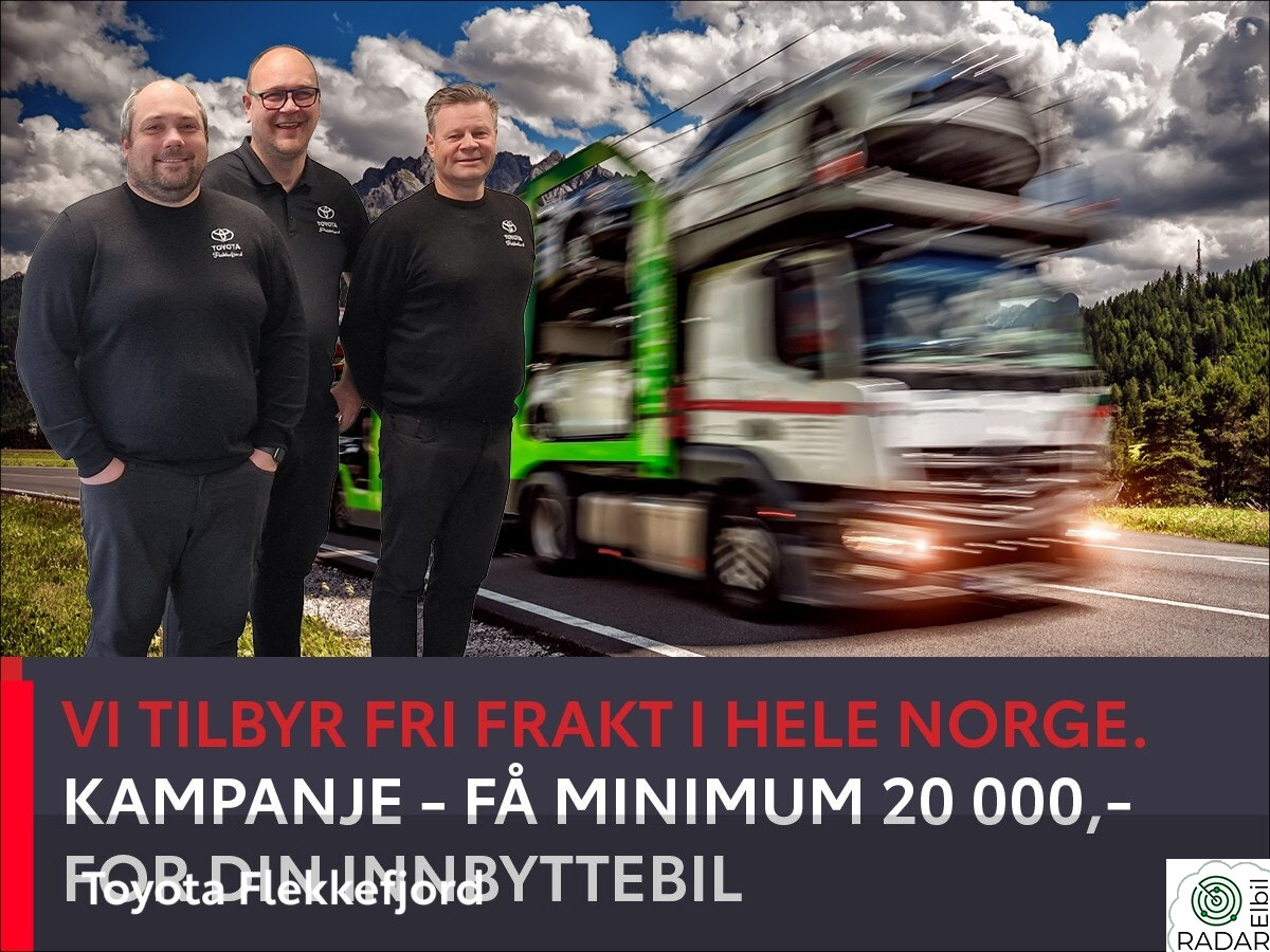 TOYOTA BZ4X AWD Active Tech Innbyttekampanje. Tectylert.