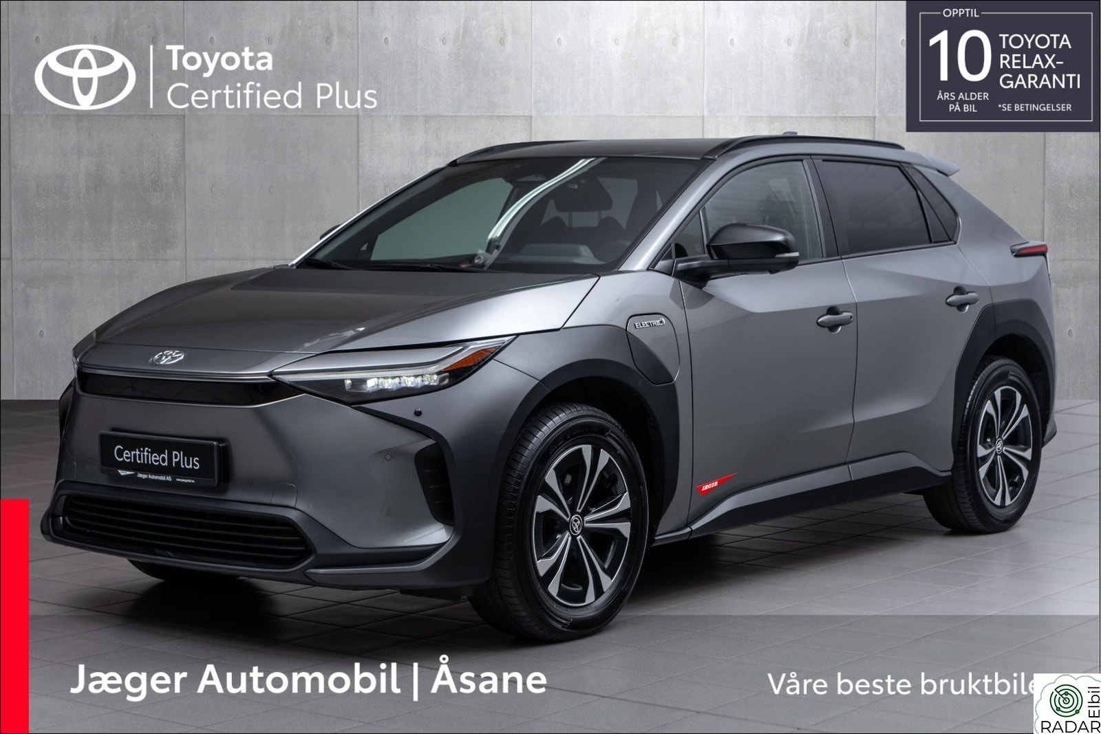 TOYOTA BZ4X AWD Active Tech INNBYTTEKAMPANJE