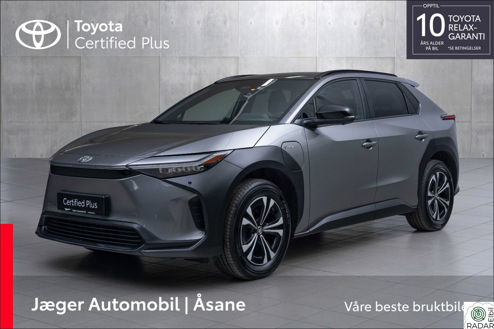 TOYOTA BZ4X AWD Active Tech INNBYTTEKAMPANJE