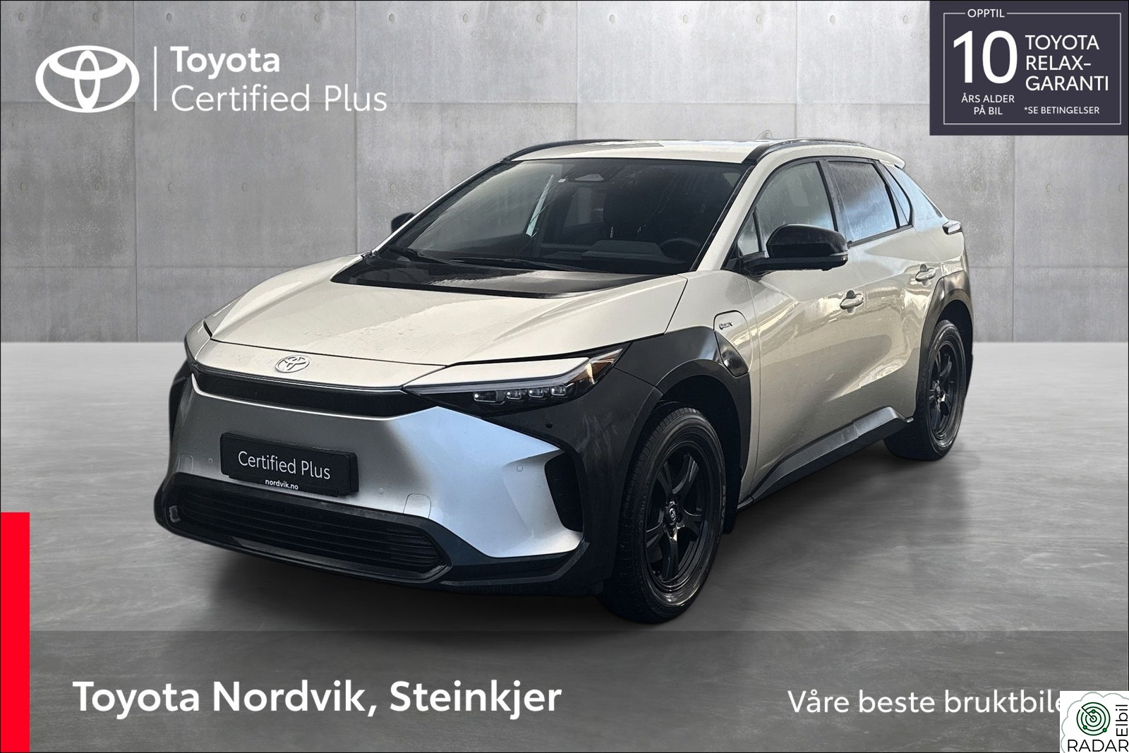 TOYOTA BZ4X Active Tech - AWD - Rentekampanje