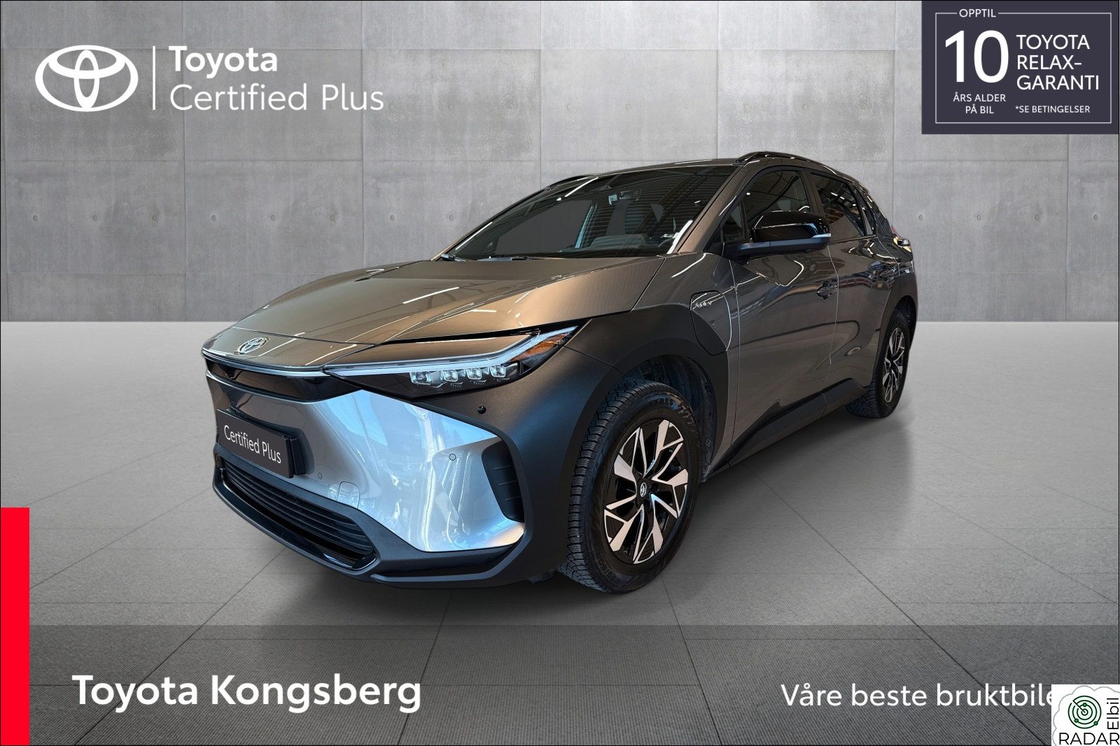 TOYOTA BZ4X AWD Active Tech H.FESTE/U.BEHANDLET/460WLTP/FOLIE