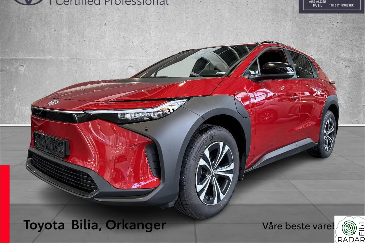 TOYOTA BZ4X Lakkforseglet, 3år/45000 km serviceavtale inkl.