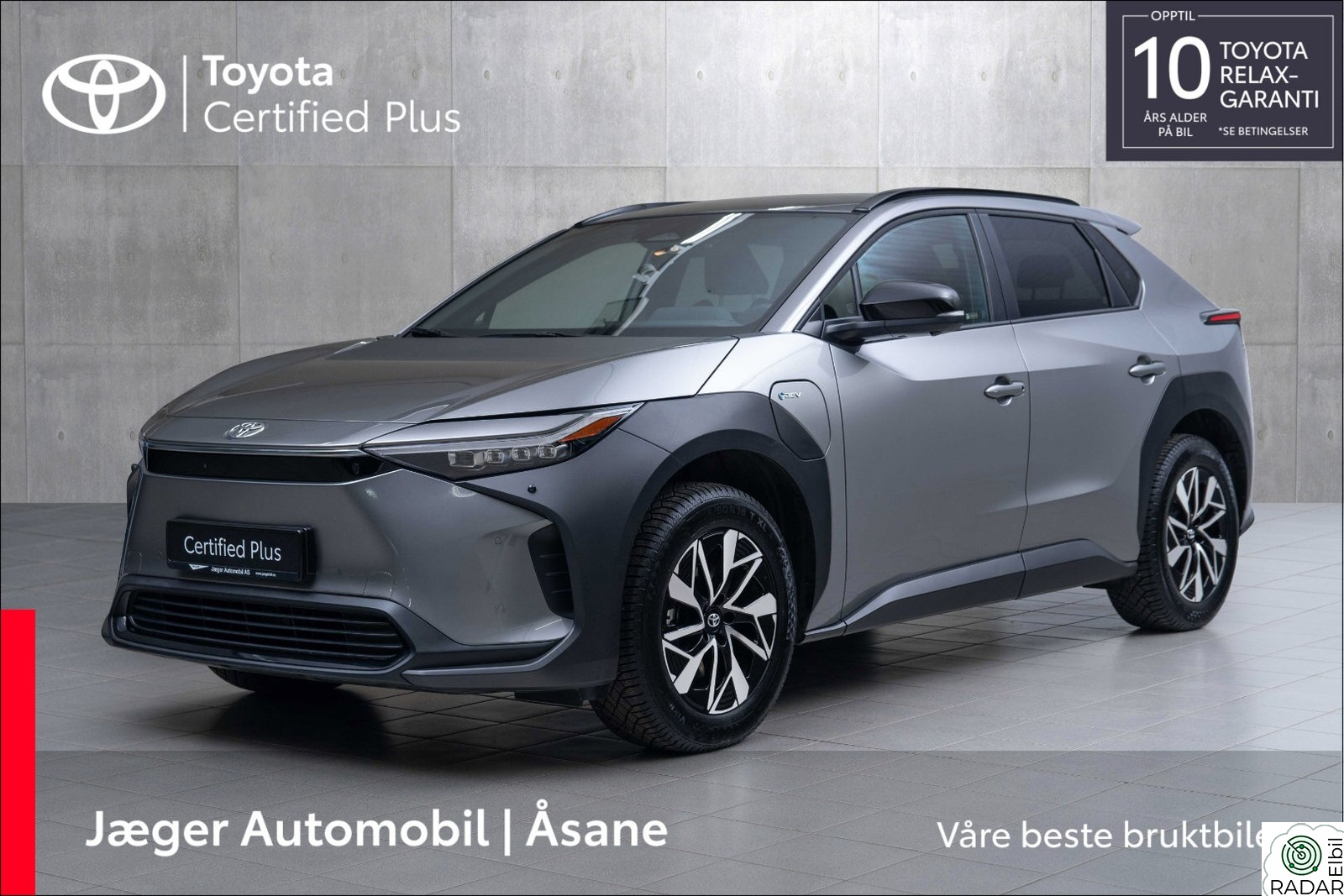 TOYOTA BZ4X AWD Active Tech INNBYTTEKAMPANJE