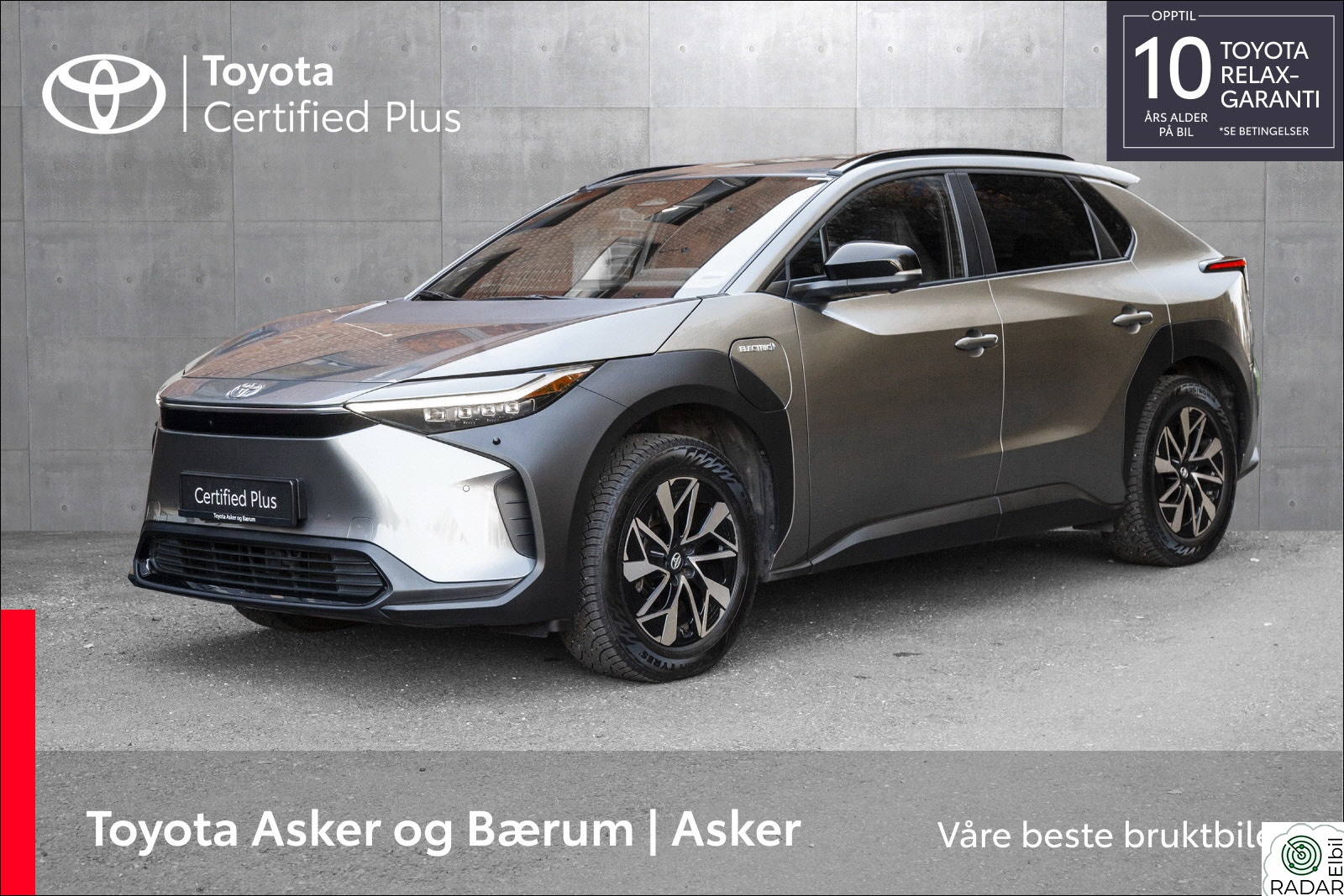 TOYOTA BZ4X AWD Active Tech m/HENGERFESTE