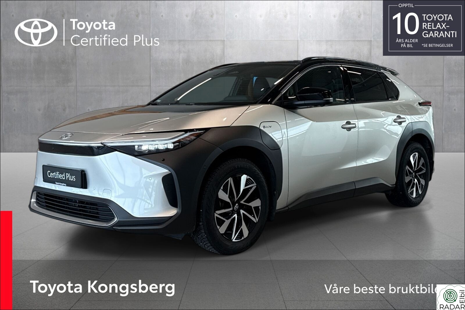 TOYOTA BZ4X AWD Executive Bitone KAMPANJE/TOPPMODELL MED GLASSTAK