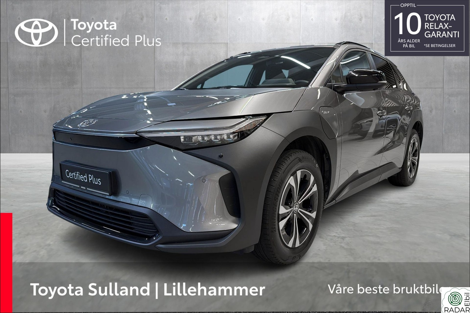 TOYOTA BZ4X ACTIVE TECH, LOKALSOLGT OG KJØRT, VELHOLDT!