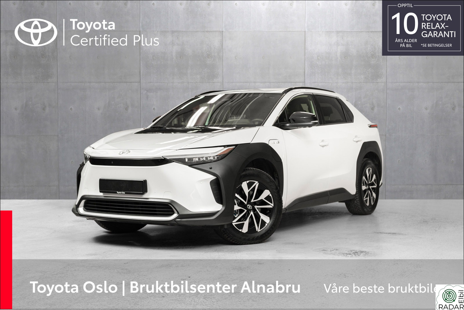TOYOTA BZ4X AWD Executive Topputstyrt, lav km