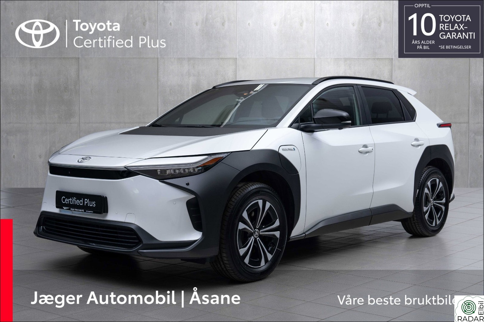 TOYOTA BZ4X AWD Active Tech INNBYTTEKAMPANJE