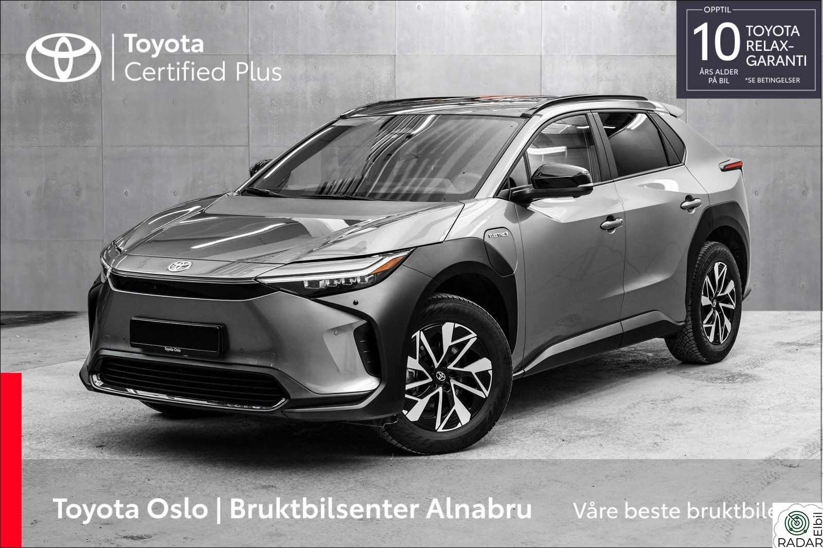 TOYOTA BZ4X AWD Active Tech, Godt utstyrt