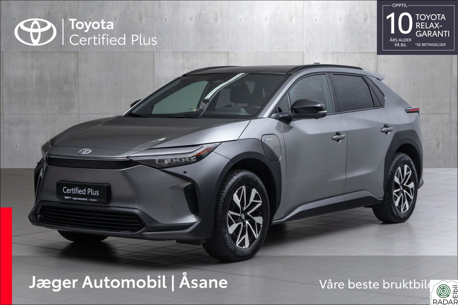 TOYOTA BZ4X AWD Active Tech INNBYTTEKAMPANJE