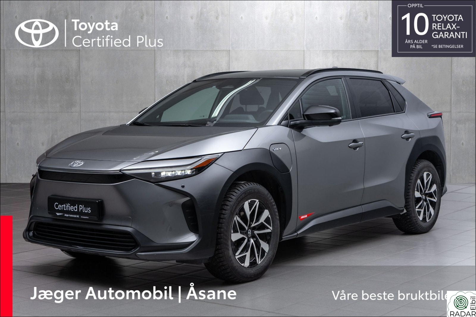 TOYOTA BZ4X AWD Active Tech INNBYTTEKAMPANJE