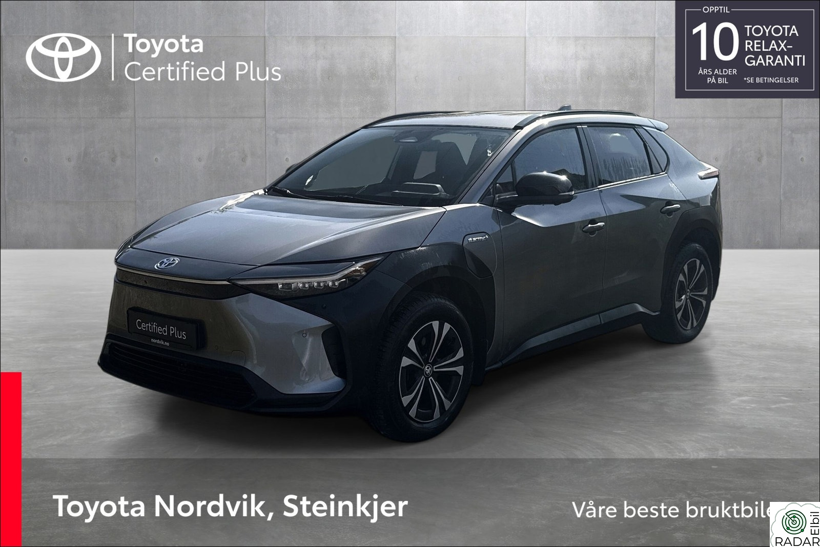 TOYOTA BZ4X AWD - Active Tech - Rentekampanje