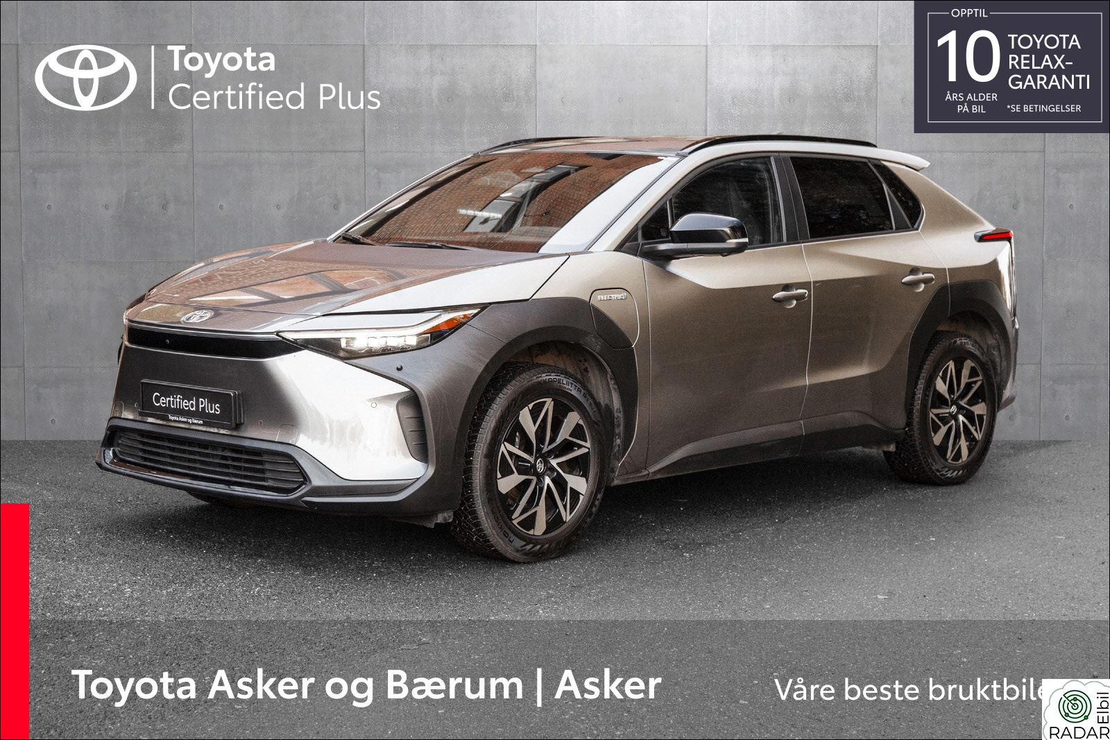 TOYOTA BZ4X AWD Active Tech m/HENGERFESTE