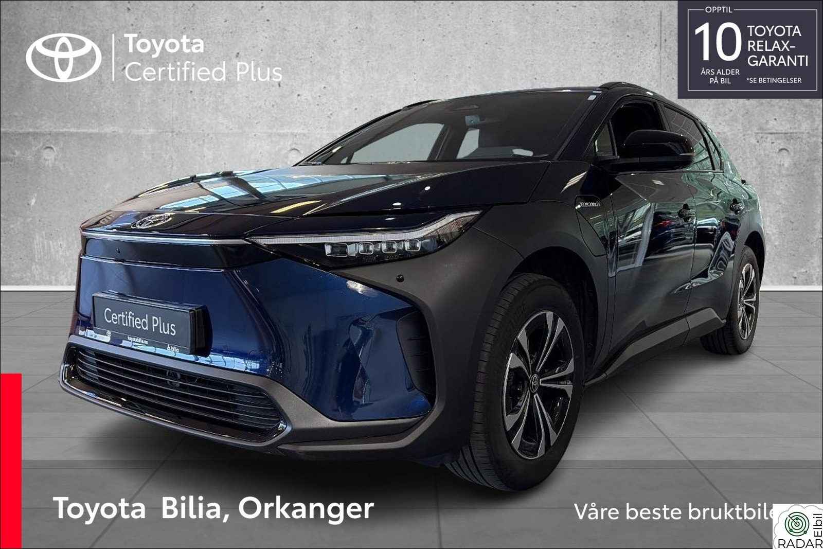 TOYOTA BZ4X Krok, Tectylert når ny.