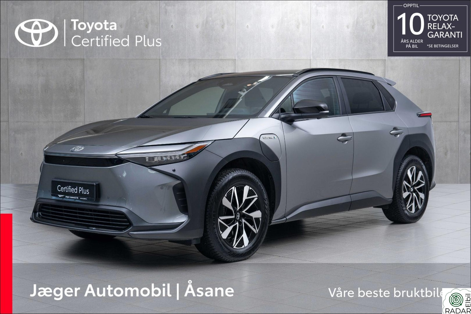 TOYOTA BZ4X AWD Active Tech INNBYTTEKAMPANJE