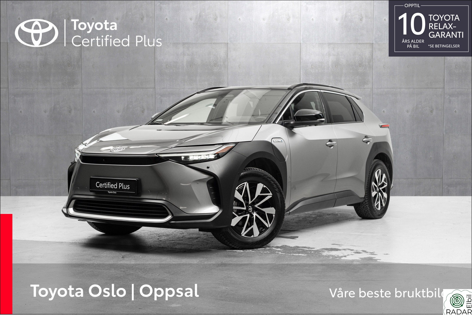 TOYOTA BZ4X AWD Executive Bitone , Hengefeste,