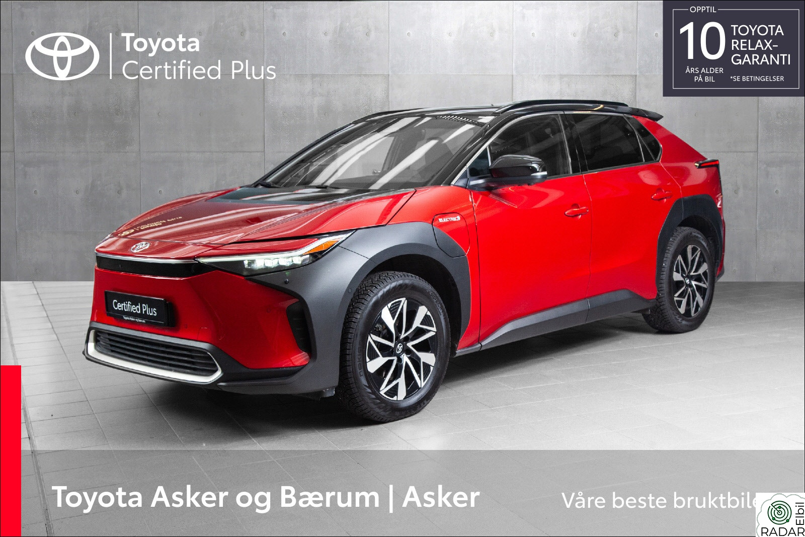 TOYOTA BZ4X AWD Executive Bitone Hengerfeste