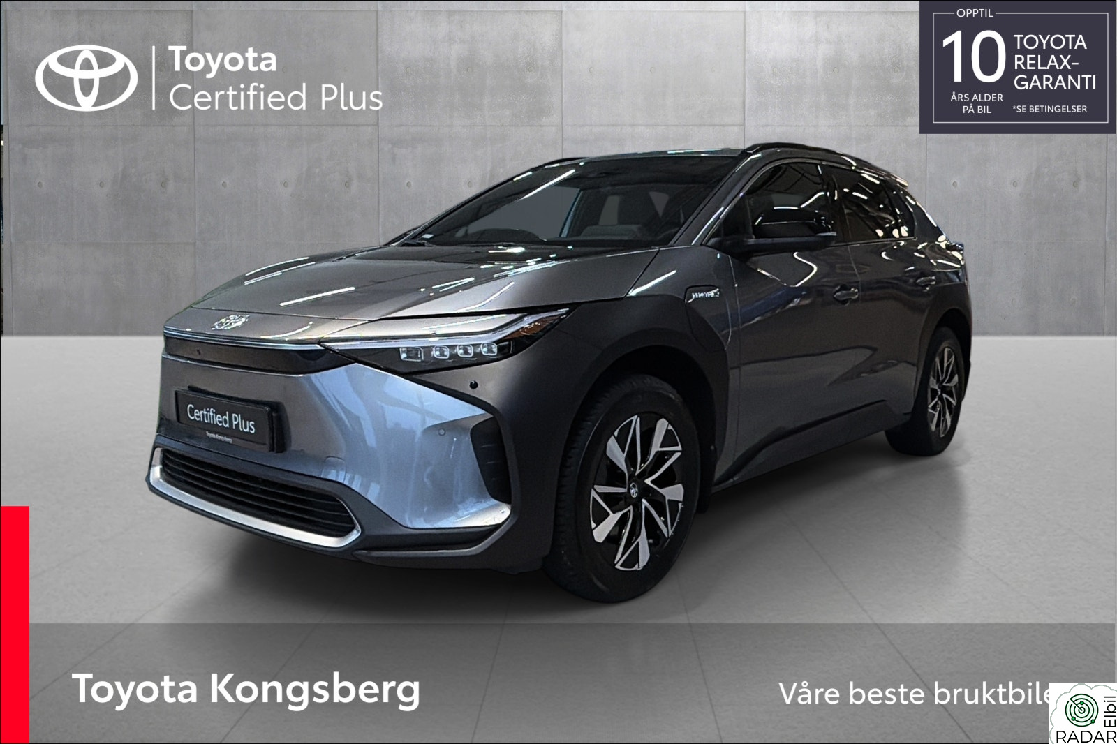 TOYOTA BZ4X AWD executive RENTEKAMPANJE