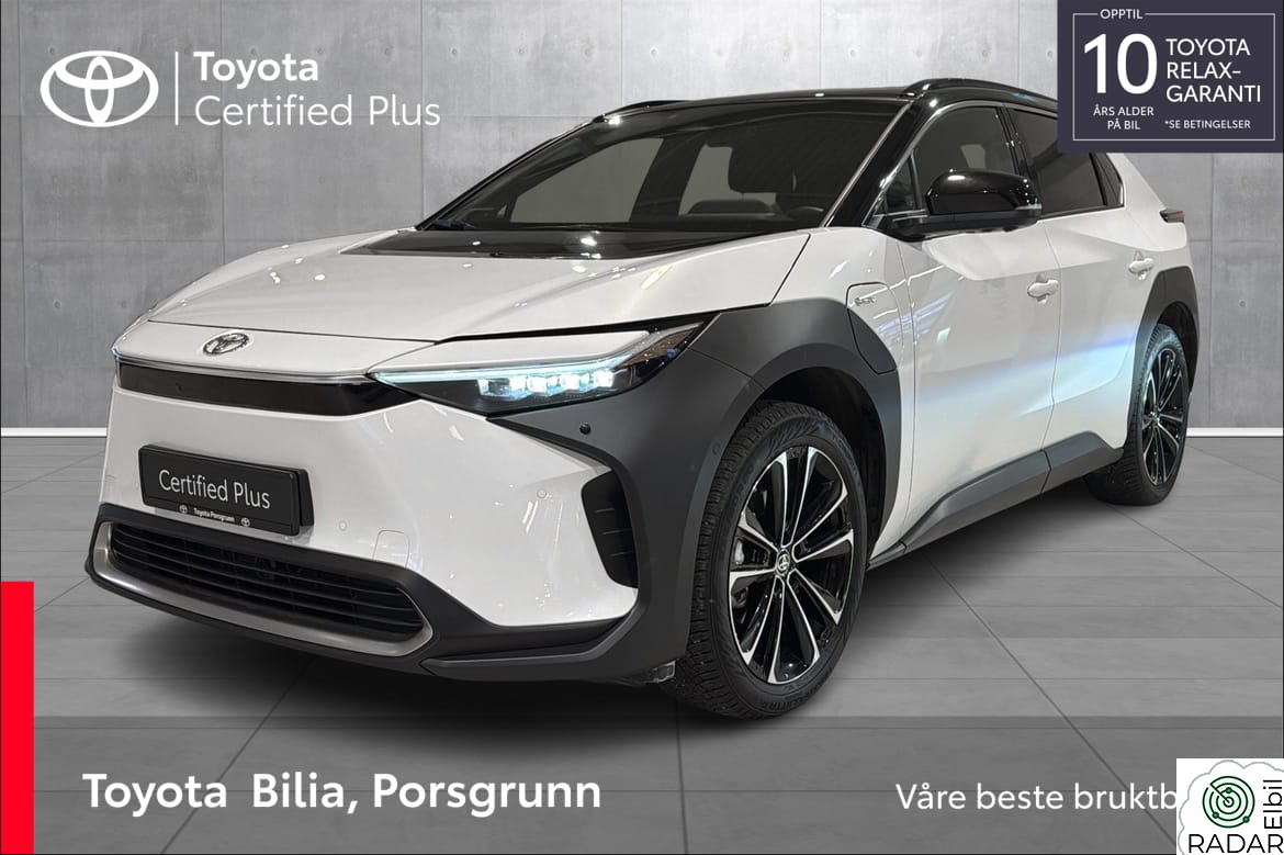 TOYOTA BZ4X AWD Executive Bi-Tone Panorama glasstak, TOPPMODELL!