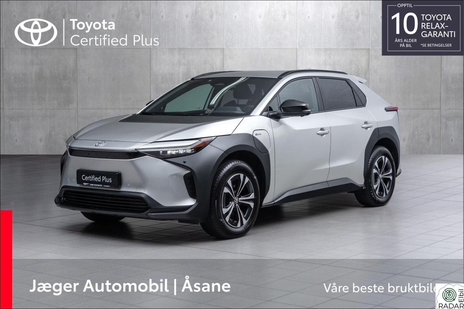 TOYOTA BZ4X AWD Active Tech INNBYTTEKAMPANJE