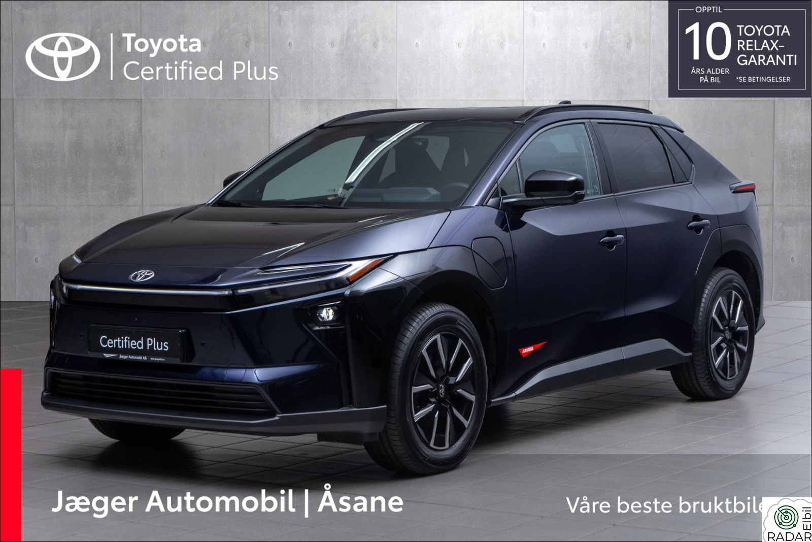TOYOTA BZ4X AWD Active Tech INNBYTTEKAMPANJE