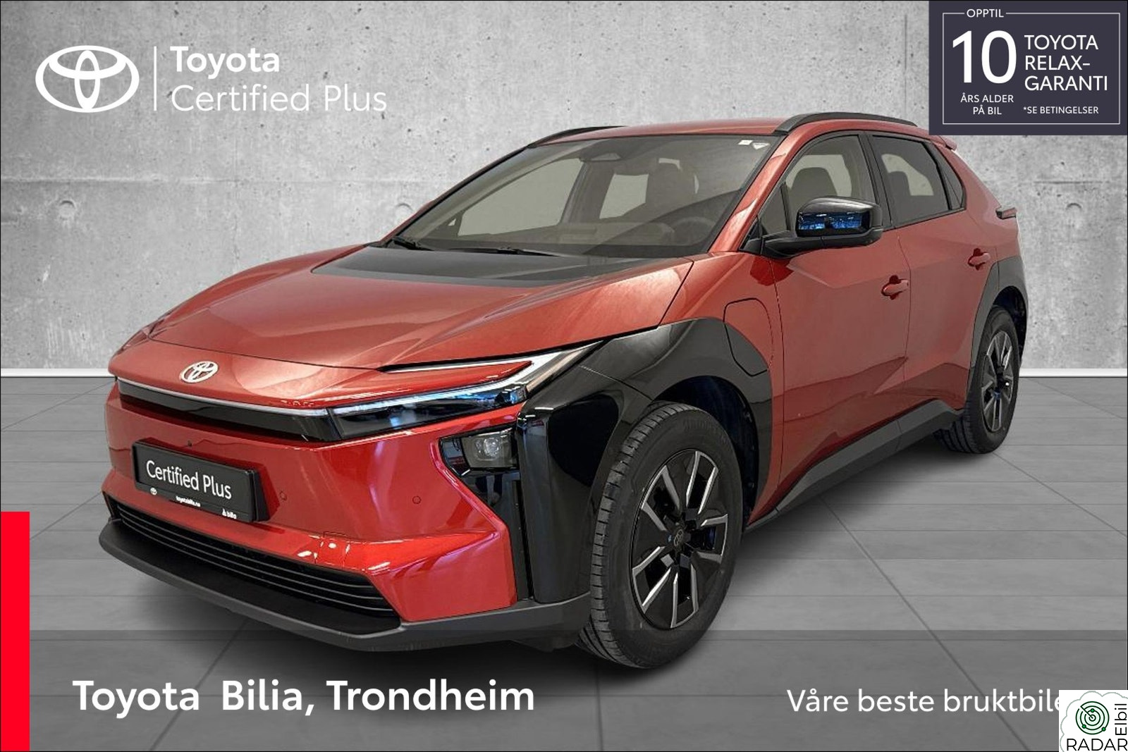 TOYOTA BZ4X Executive | Lav Km | Lakkforseglet | Som Ny