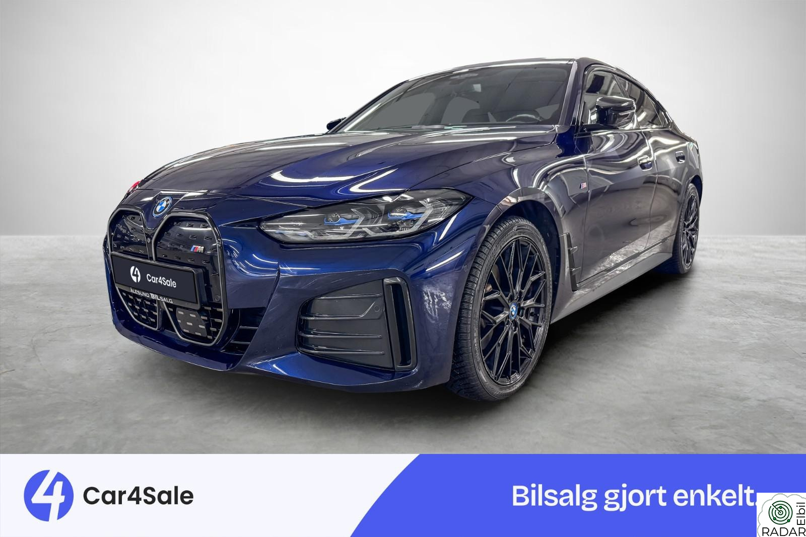 BMW i4 M50 Full M sport / Skinn / Krok / Soltak / Norsk / H&K/ 360