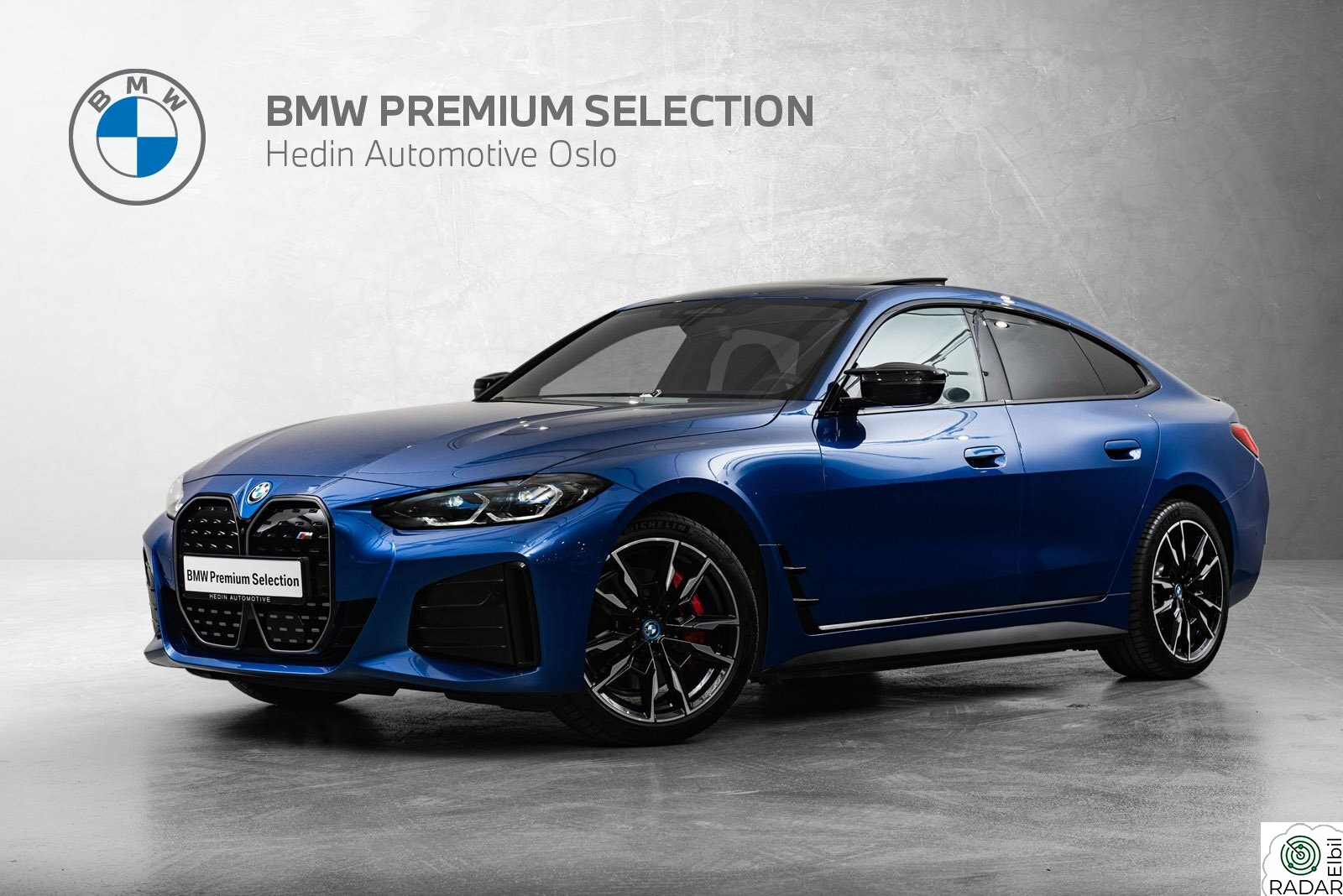 BMW i4 M50 Supercharged (K) Soltak, Laser, Krok, Serviceavtale !
