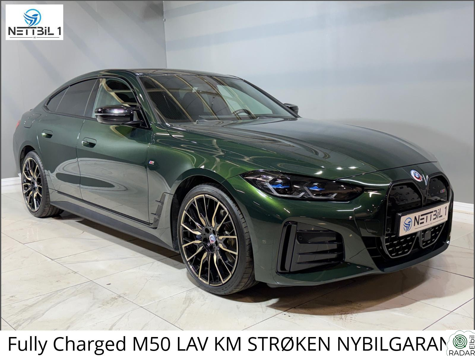 BMW i4 M50 Fully Charged M50 LAV KM STRØKEN NYBILGARANTI+++