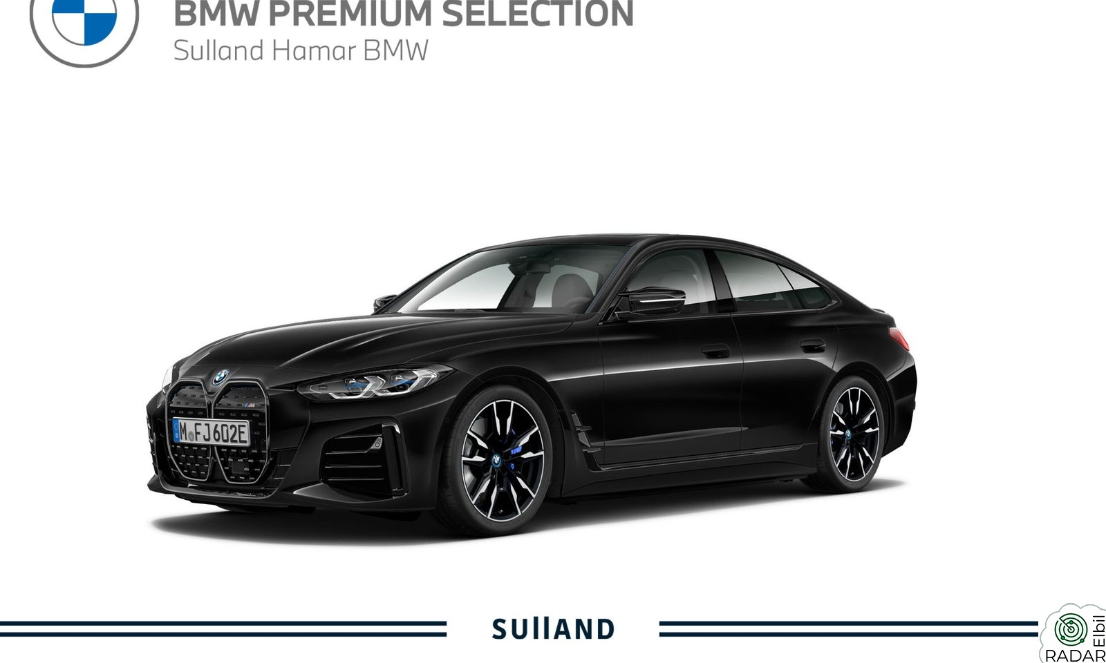 BMW i4 M50 M50 xDrive | H/K | Laserlys | Hengerfeste | Soltak |