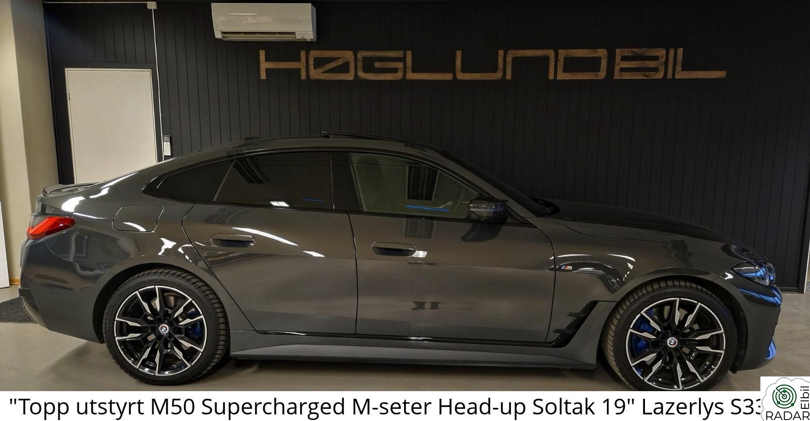 BMW i4 M50 M50 Supercharged M-seter Head-up s33t 2xCarbon Soltak