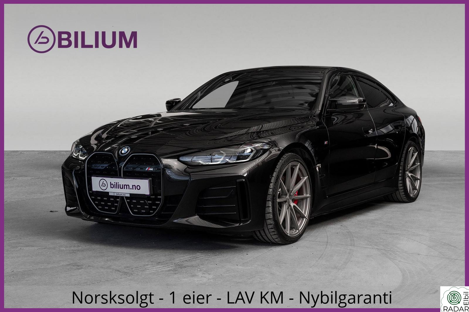 BMW i4 M50 M50 Fully Charged/M-seter/Laserlys/HarmanKardon/BSI++++