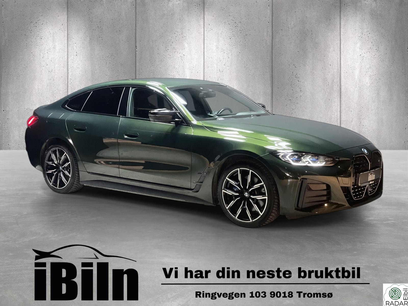 BMW i4 M50 M50 Fully Charged, Laser, Krok, BSI serviceavtale++