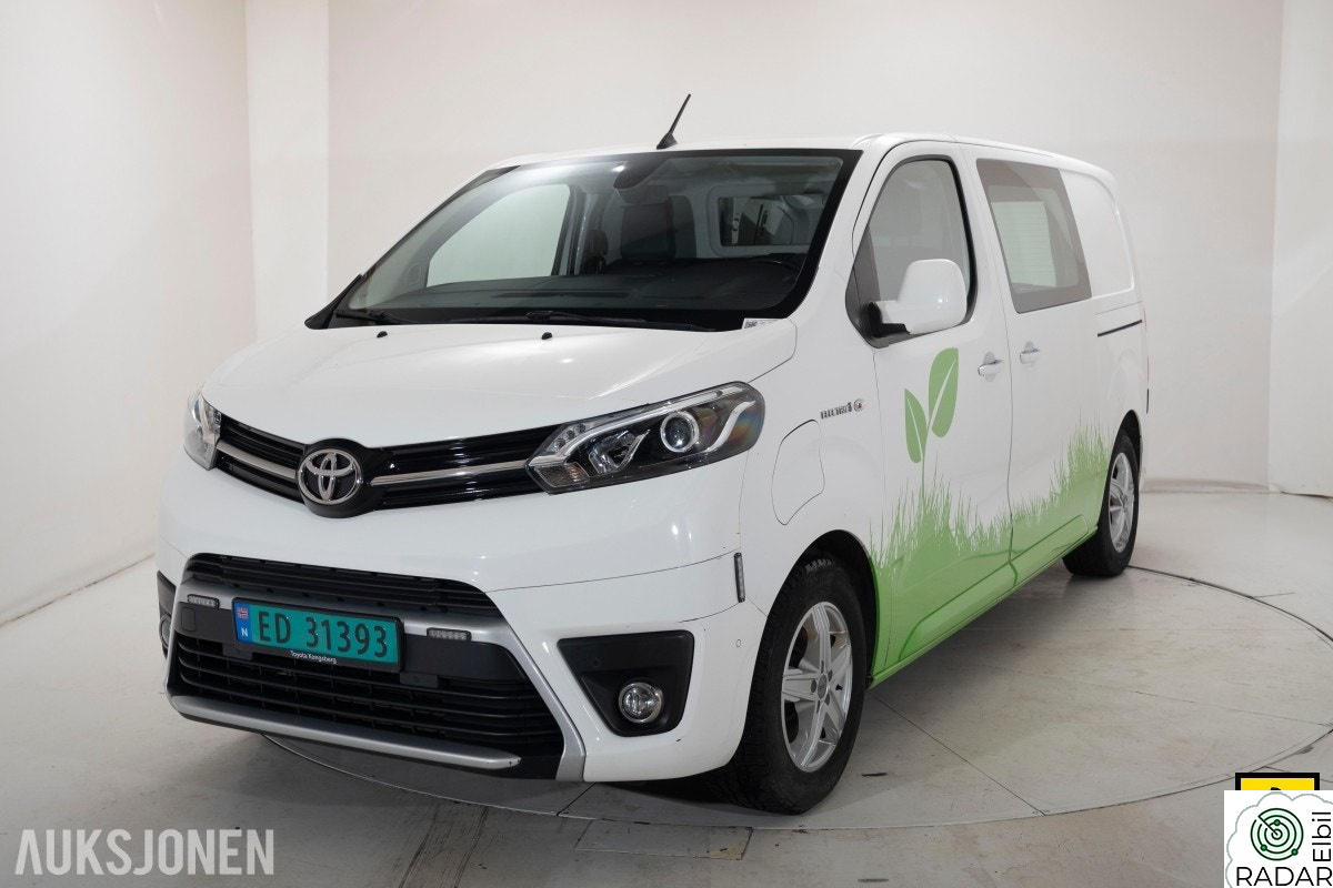 TOYOTA PROACE ELECTRIC 75 KWH 136 HK L1 AUT HENGERFESTE KAMERA NAVI